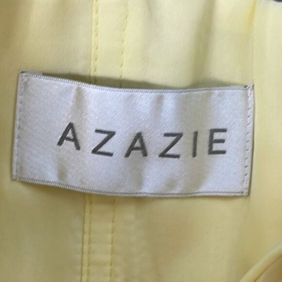 Azazie Sariah Yellow Daffodil Bridesmaid Dress One Shoulder - Picture 9 of 12